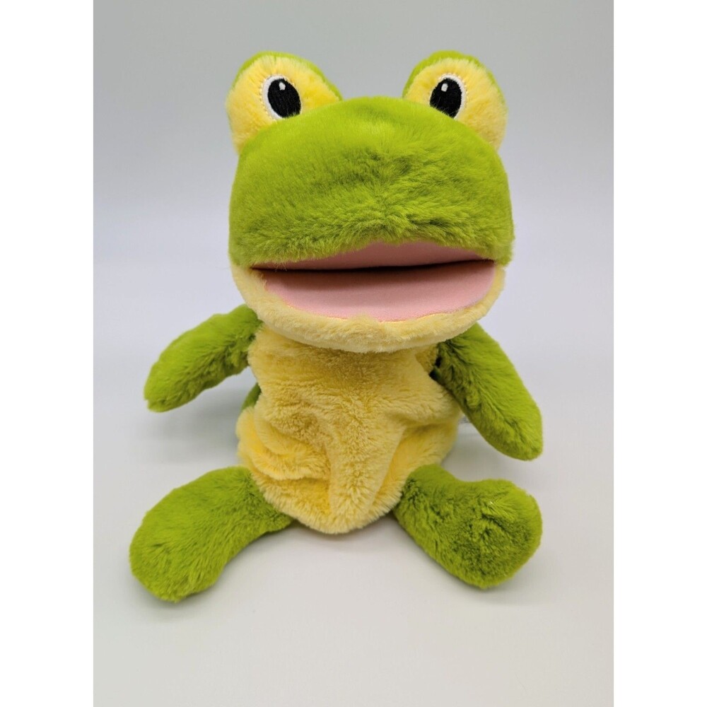 Walmart Frog Hand Puppet Spark Create Imagine Green Plush Stuffed Animal
